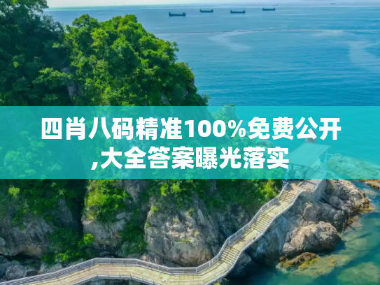 四肖八码精准100%免费公开,大全答案曝光落实