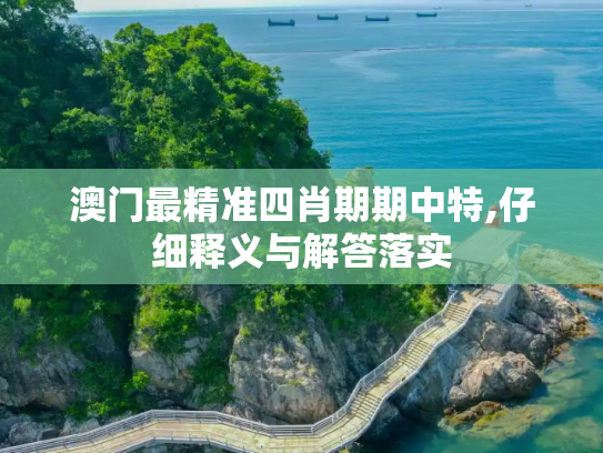 澳门最精准四肖期期中特,仔细释义与解答落实