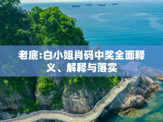 老底:白小姐肖码中奖全面释义、解释与落实