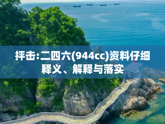 抨击:二四六(944cc)资料仔细释义、解释与落实