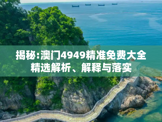 揭秘:澳门4949精准免费大全精选解析、解释与落实