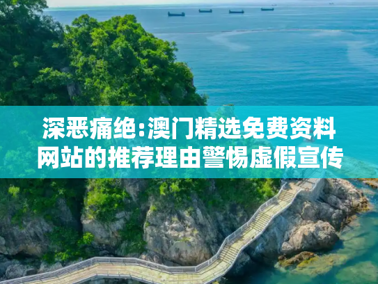 深恶痛绝:澳门精选免费资料网站的推荐理由警惕虚假宣传、全面解答