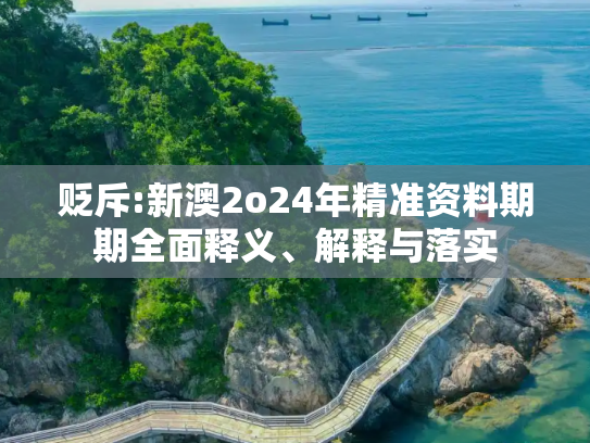 贬斥:新澳2o24年精准资料期期全面释义、解释与落实