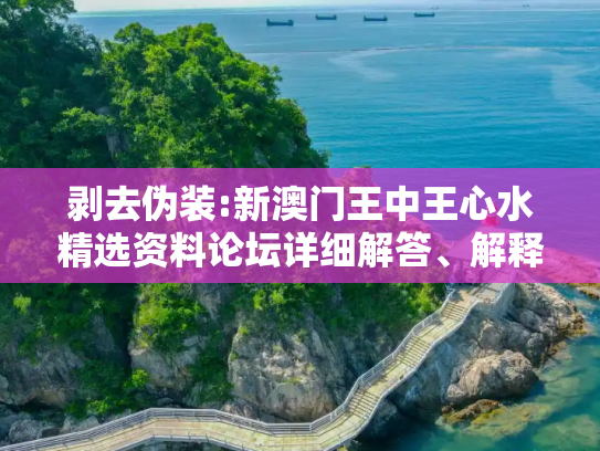 剥去伪装:新澳门王中王心水精选资料论坛详细解答、解释与落实