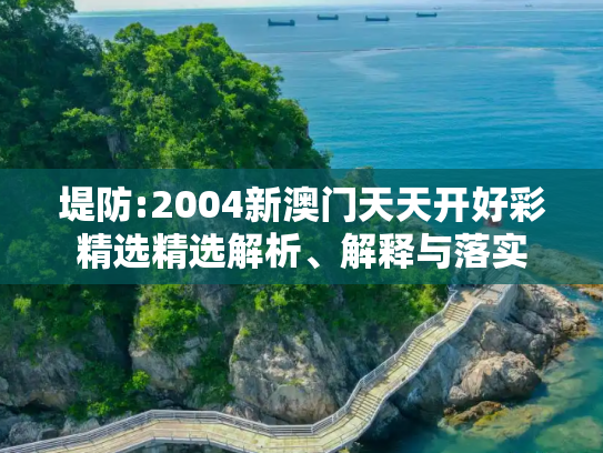 堤防:2004新澳门天天开好彩精选精选解析、解释与落实