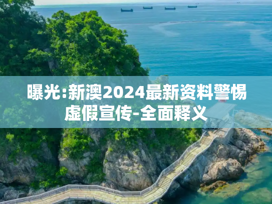 曝光:新澳2024最新资料警惕虚假宣传-全面释义